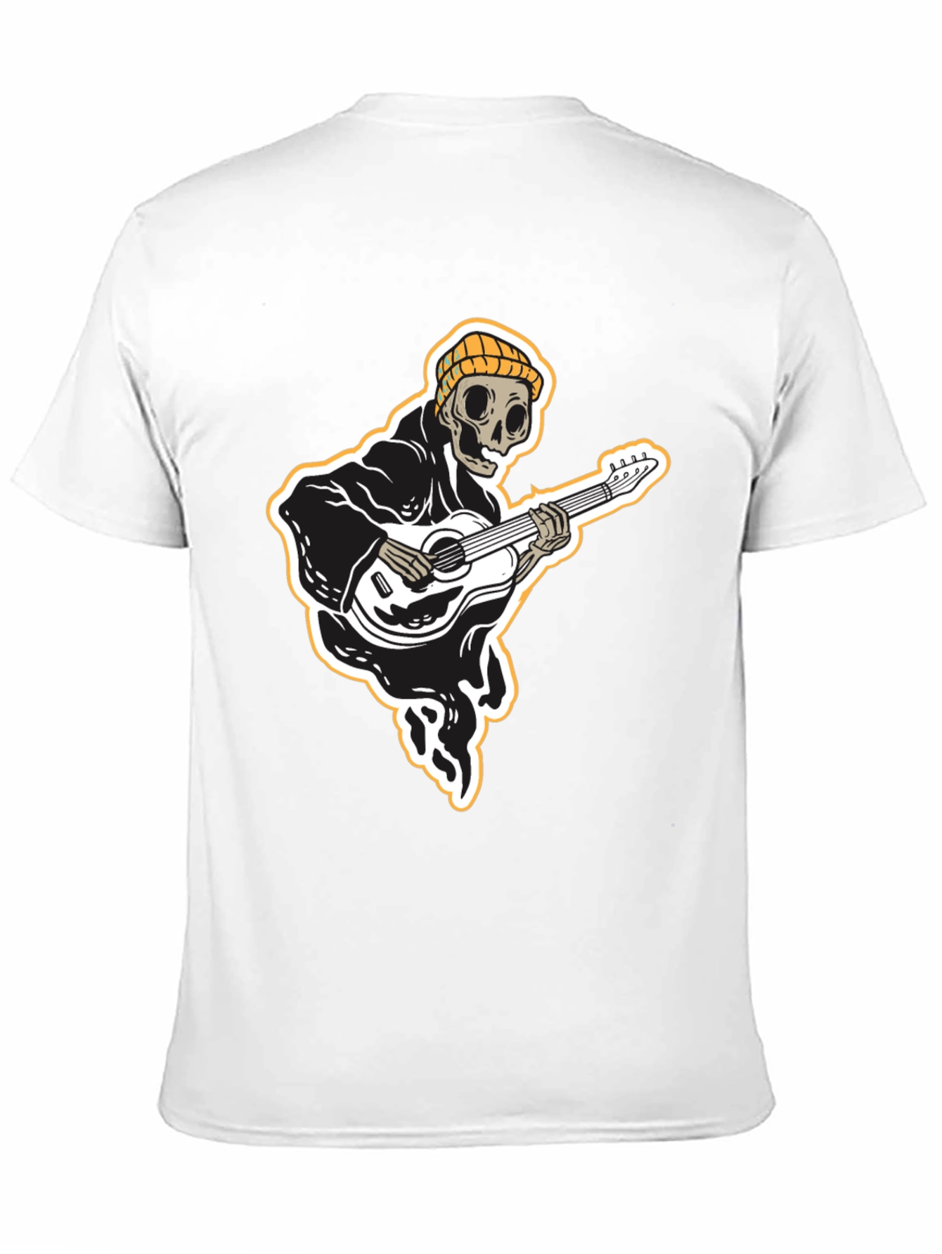 Skeleton Guitarist Graphic Tee