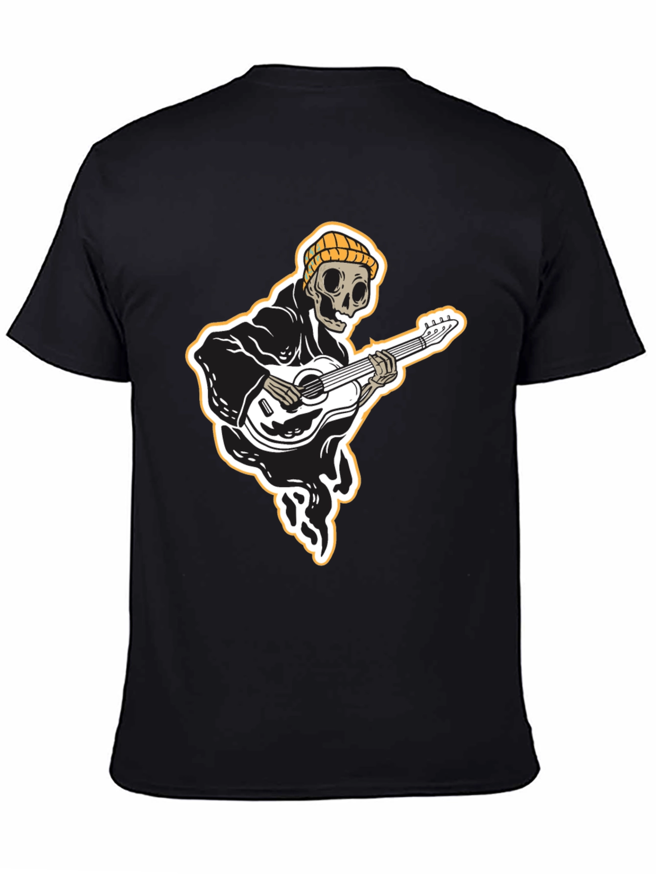 Skeleton Guitarist Graphic Tee