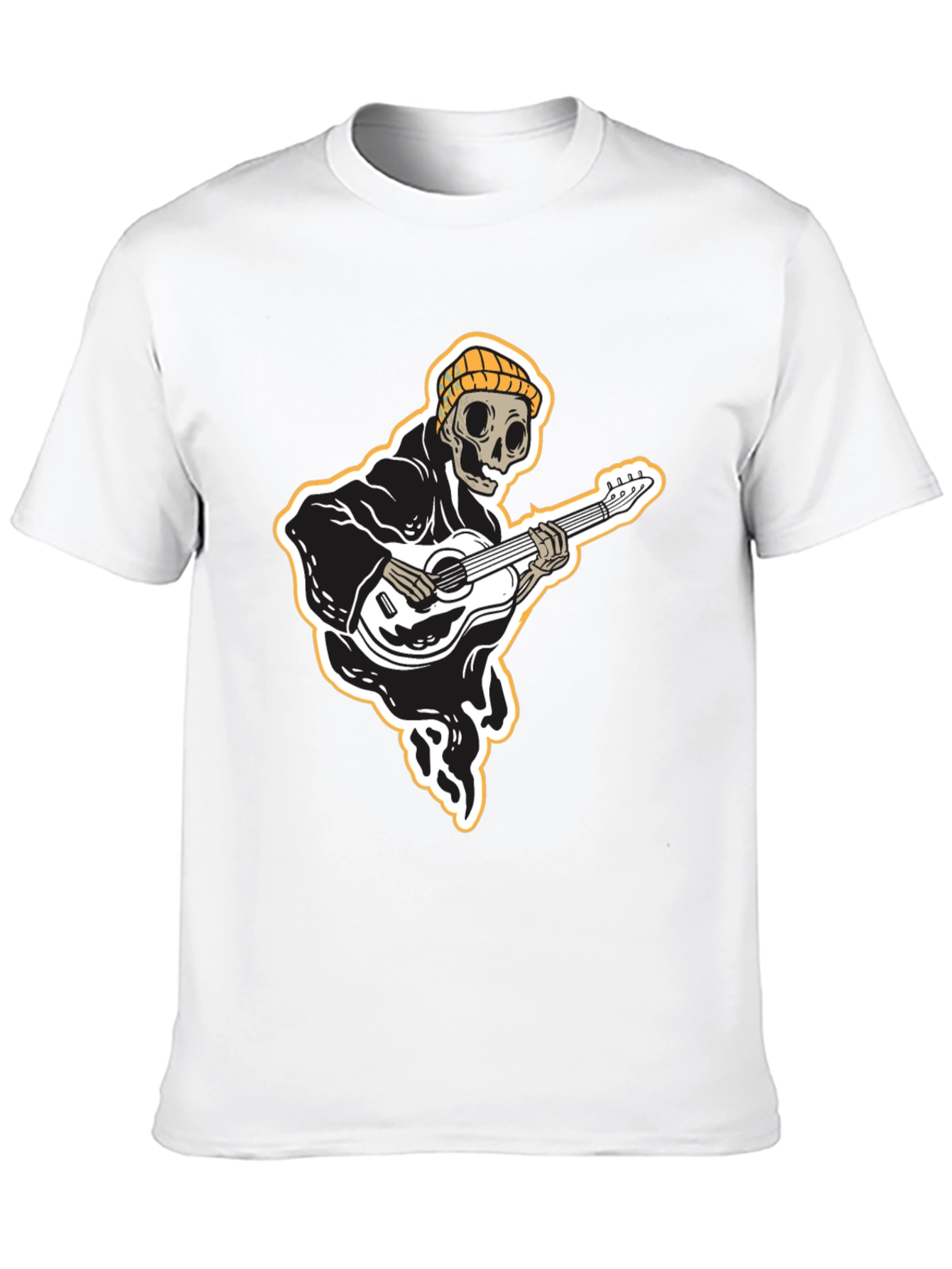 Skeleton Guitarist Graphic Tee