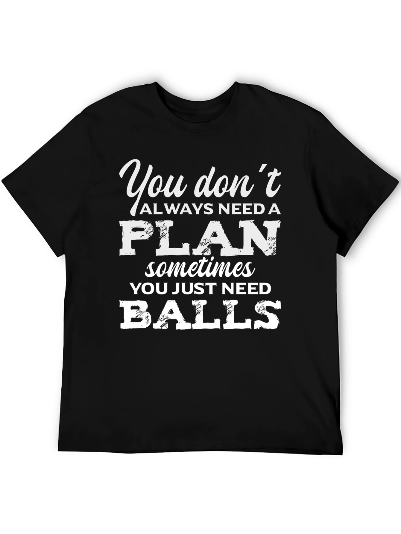 Funny Balls Black T-Shirt