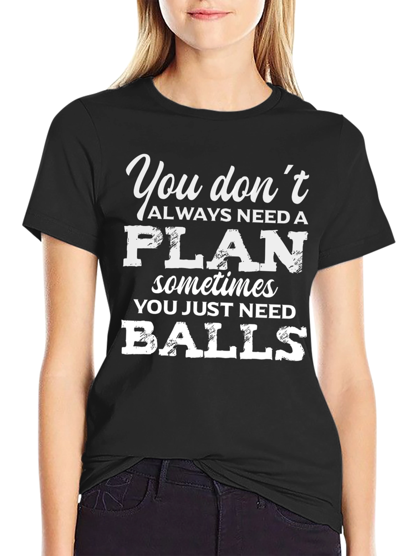 Funny Balls Black T-Shirt
