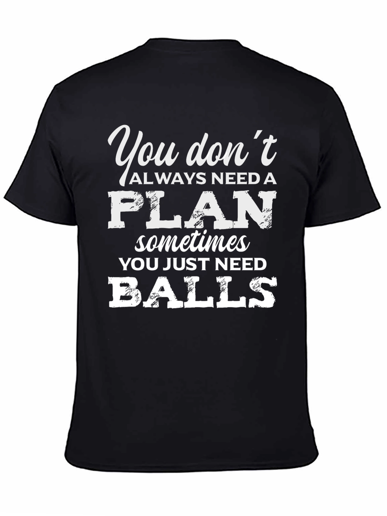 Funny Balls Black T-Shirt