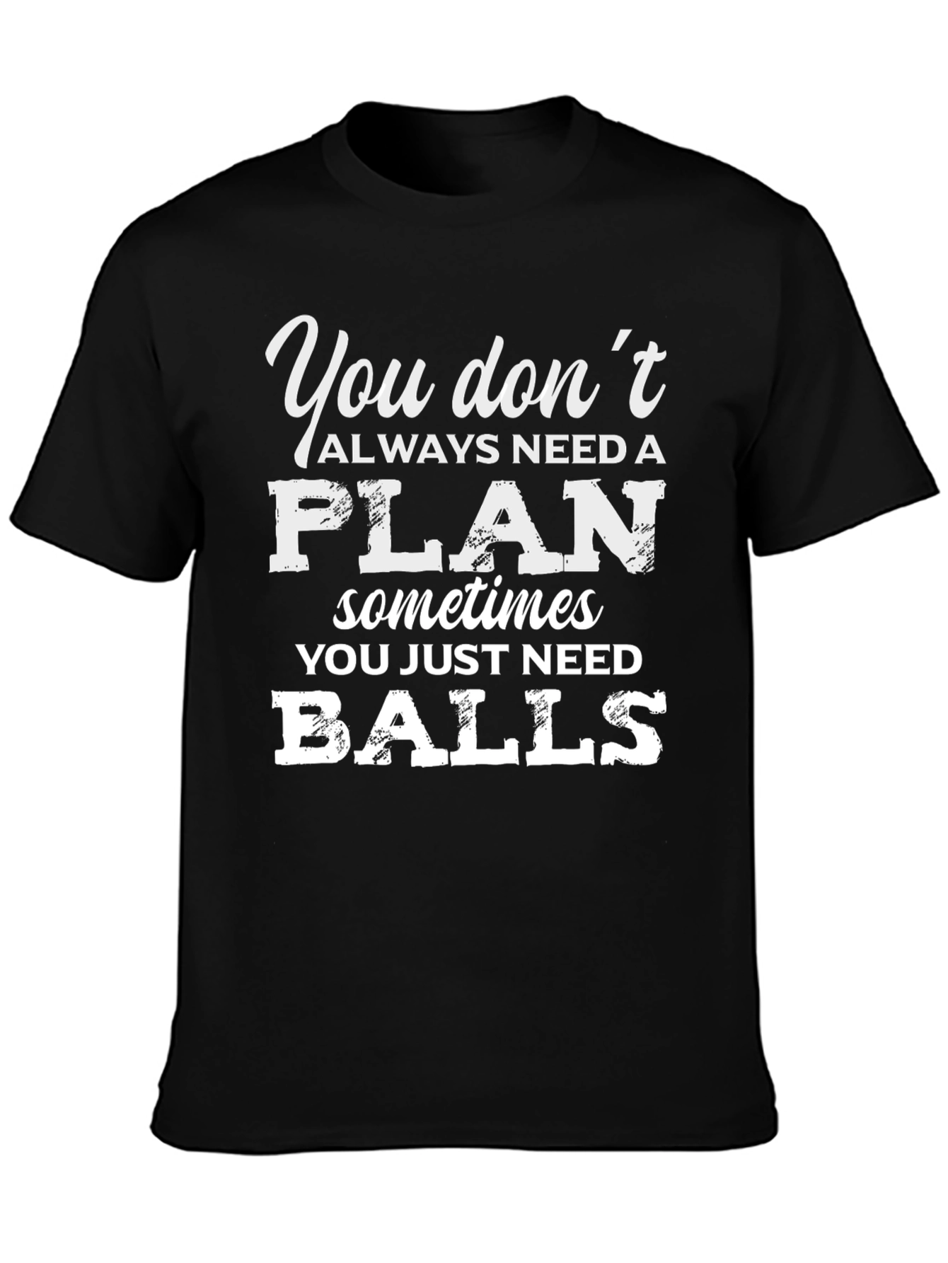 Funny Balls Black T-Shirt
