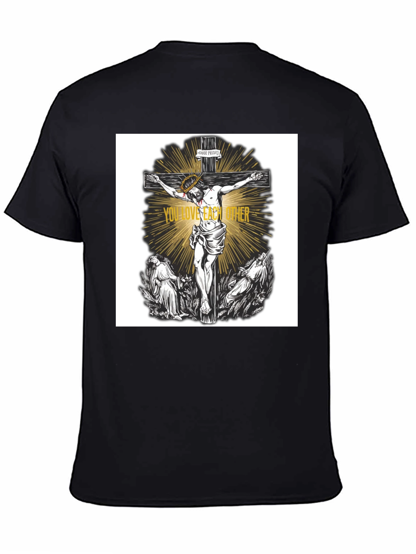 Religious Graphic T-Shirt - Love One Another