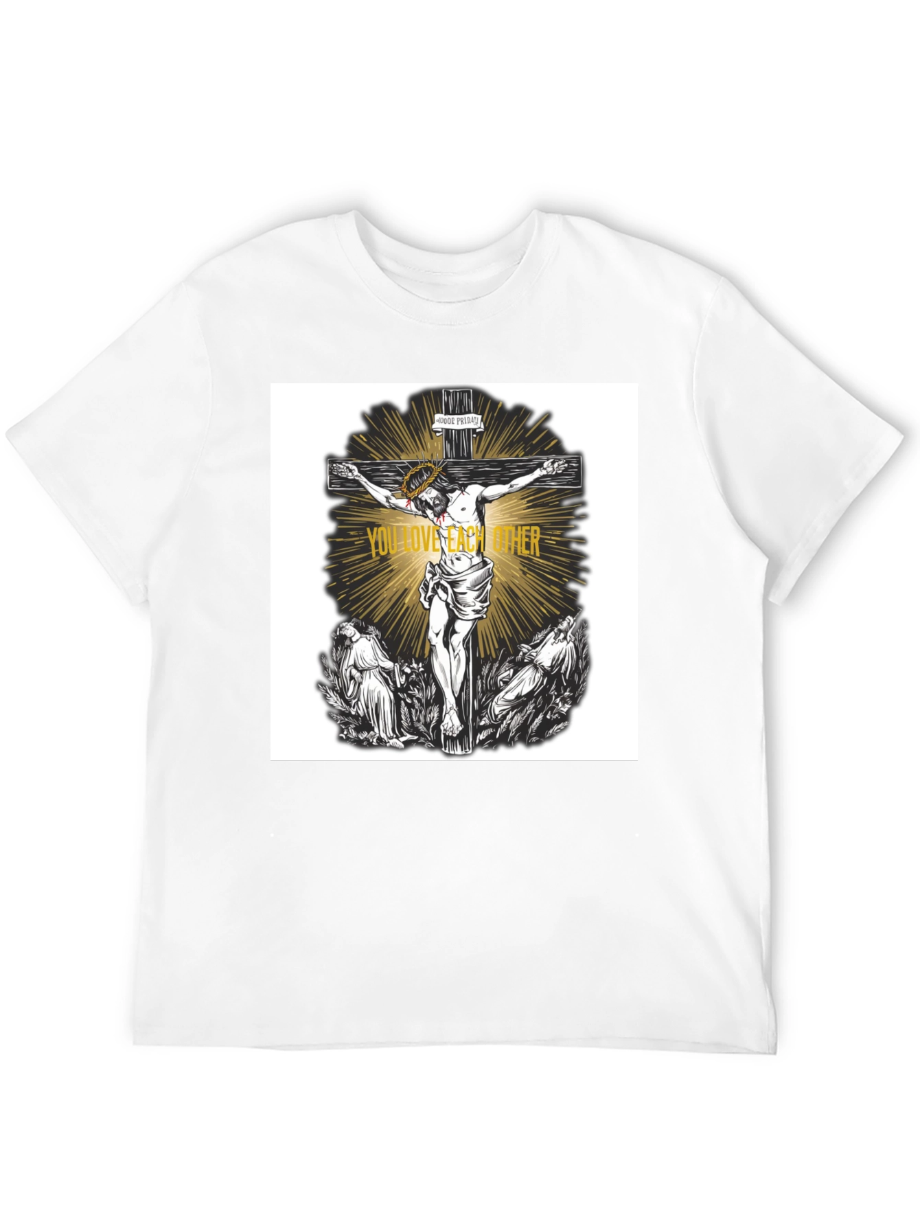 Religious Graphic T-Shirt - Love One Another
