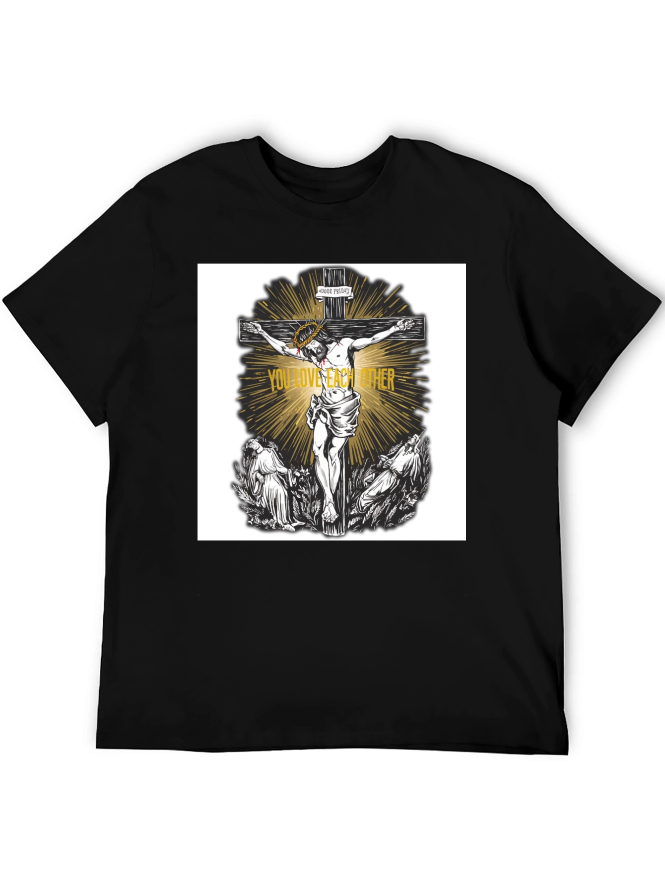 Religious Graphic T-Shirt - Love One Another