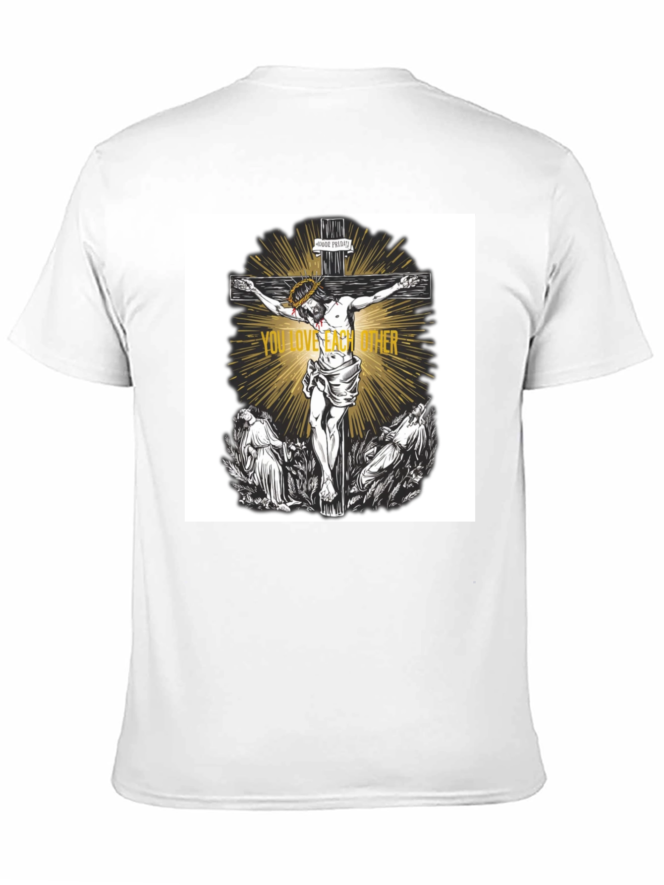 Religious Graphic T-Shirt - Love One Another