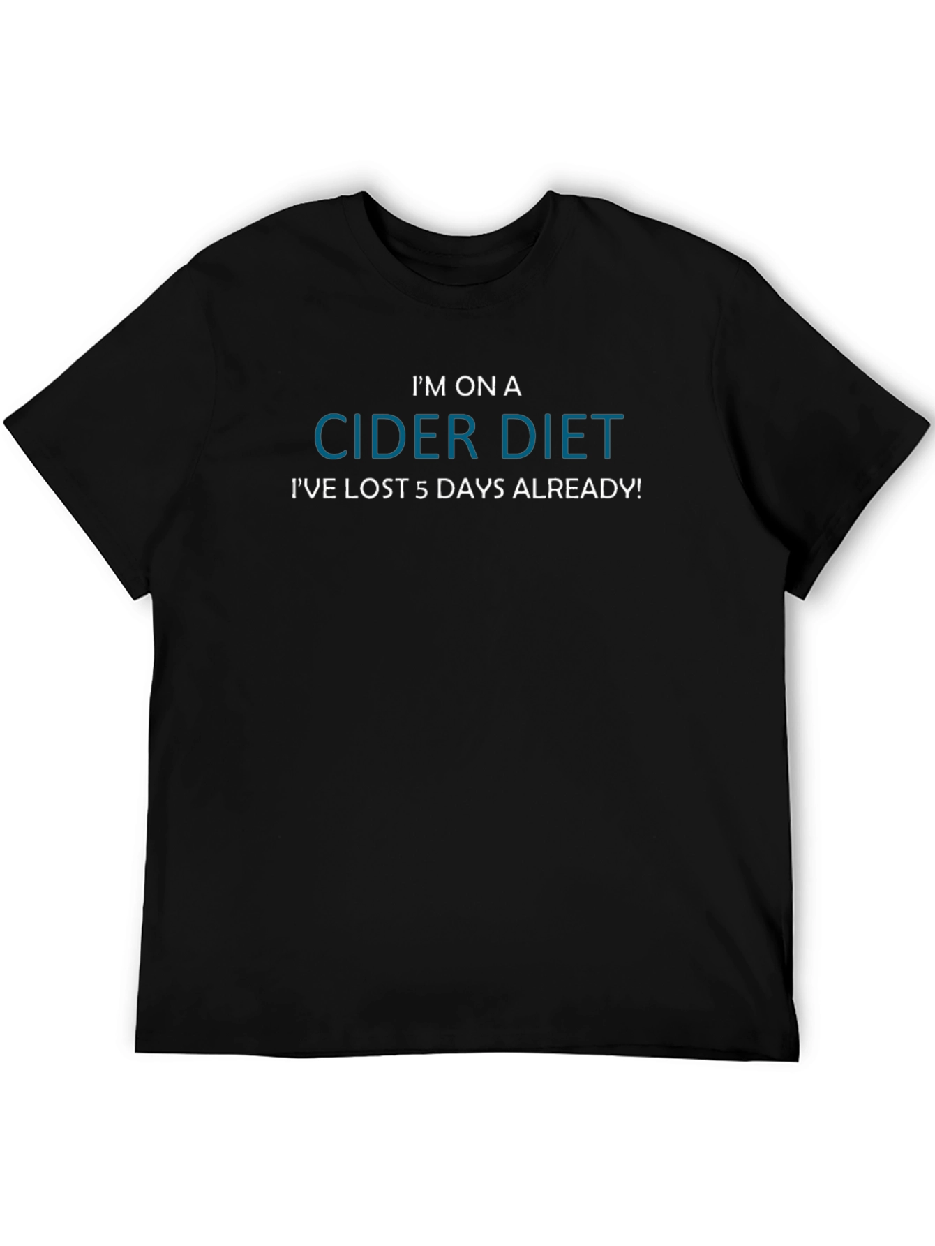 Cider Diet T-Shirt - Funny Graphic Tee
