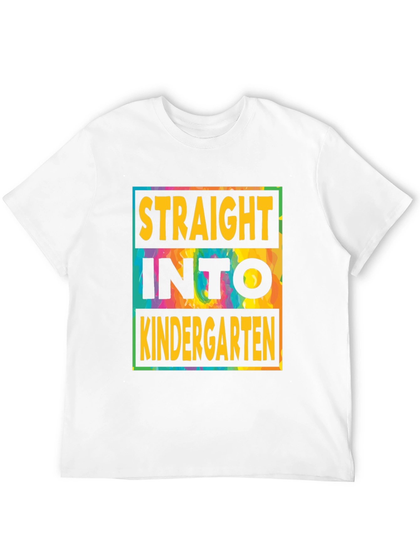 Straight Into Kindergarten Tee - Tie Dye Edition