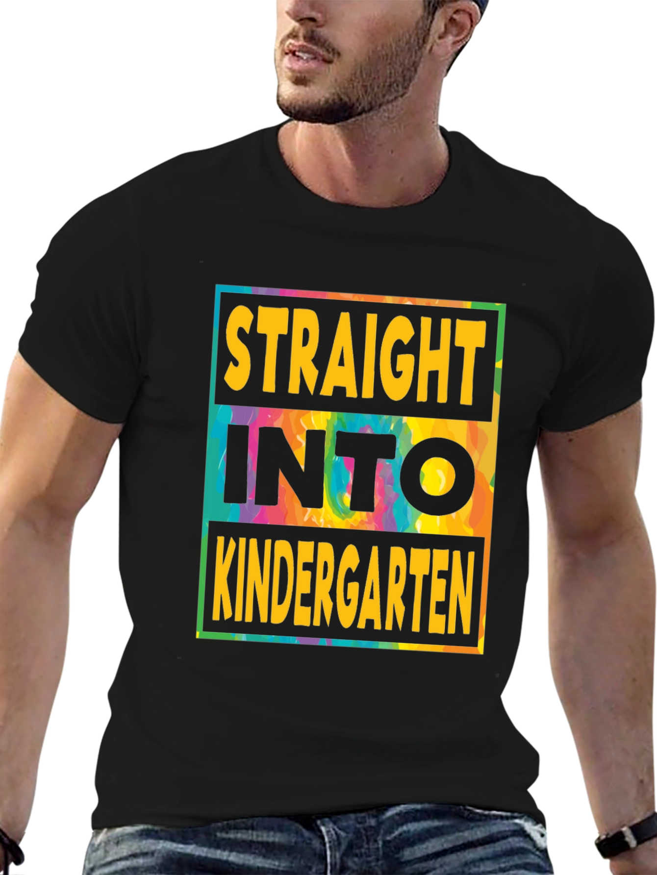 Straight Into Kindergarten Tee - Tie Dye Edition