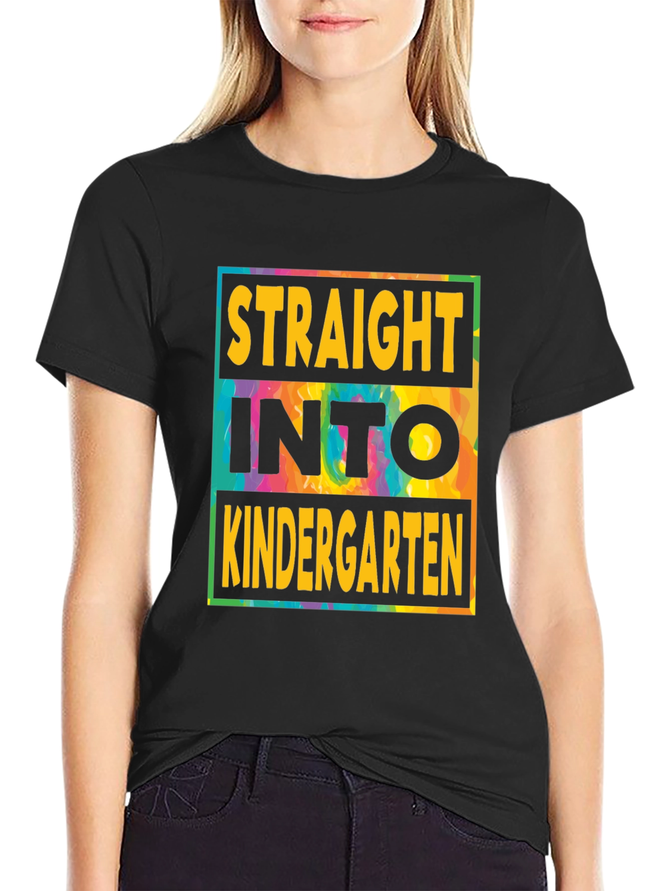 Straight Into Kindergarten Tee - Tie Dye Edition