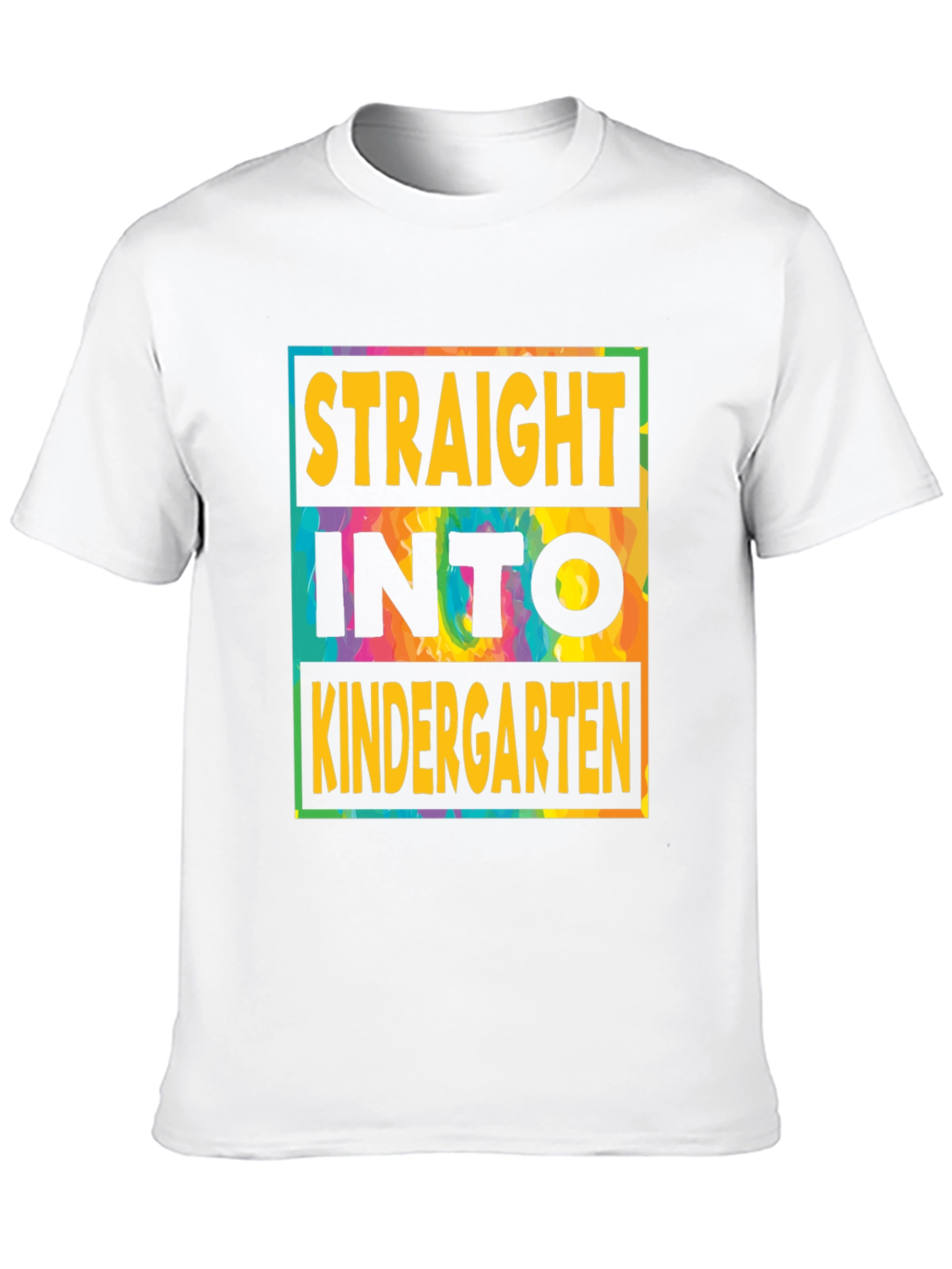 Straight Into Kindergarten Tee - Tie Dye Edition