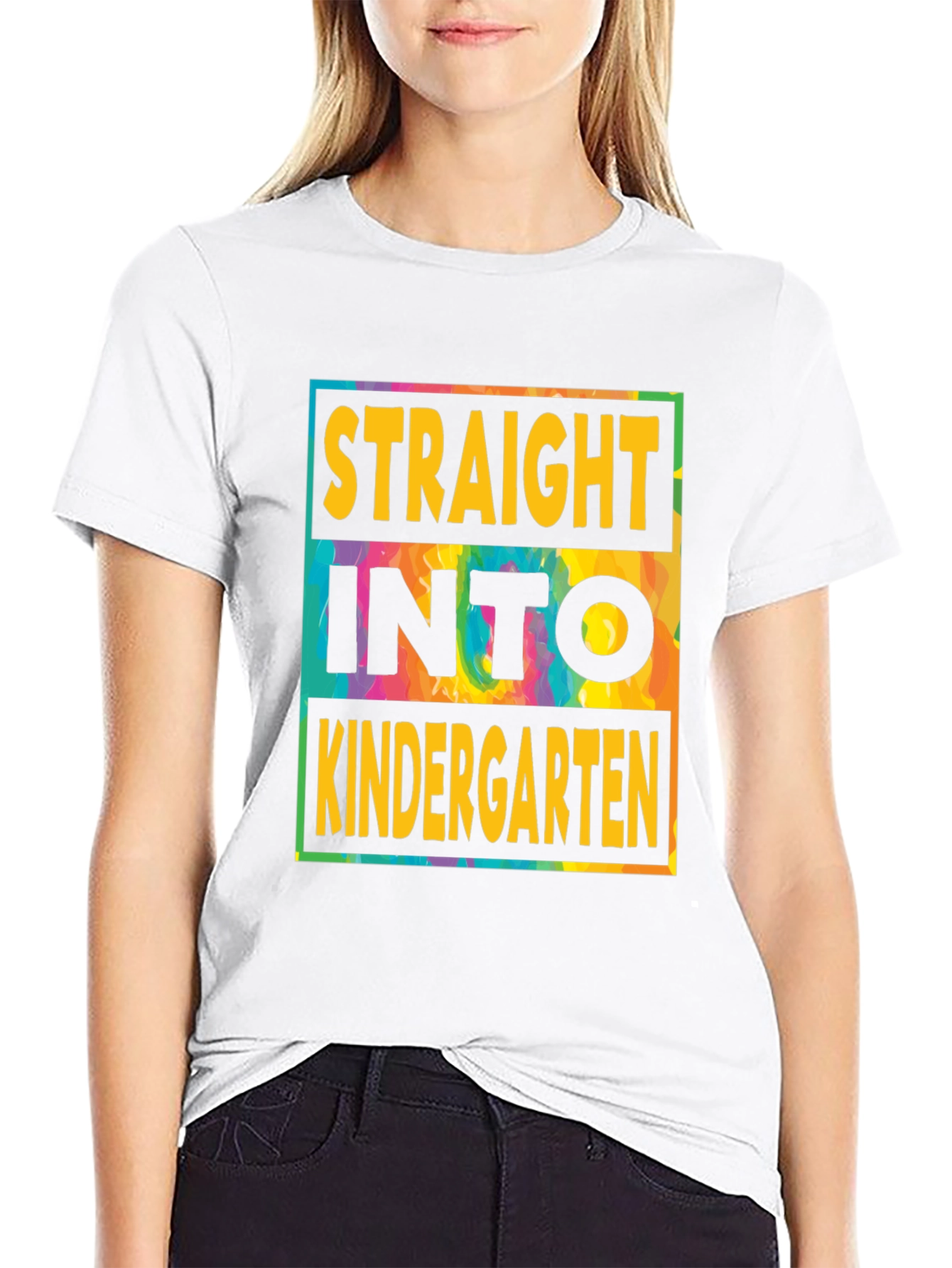Straight Into Kindergarten Tee - Tie Dye Edition