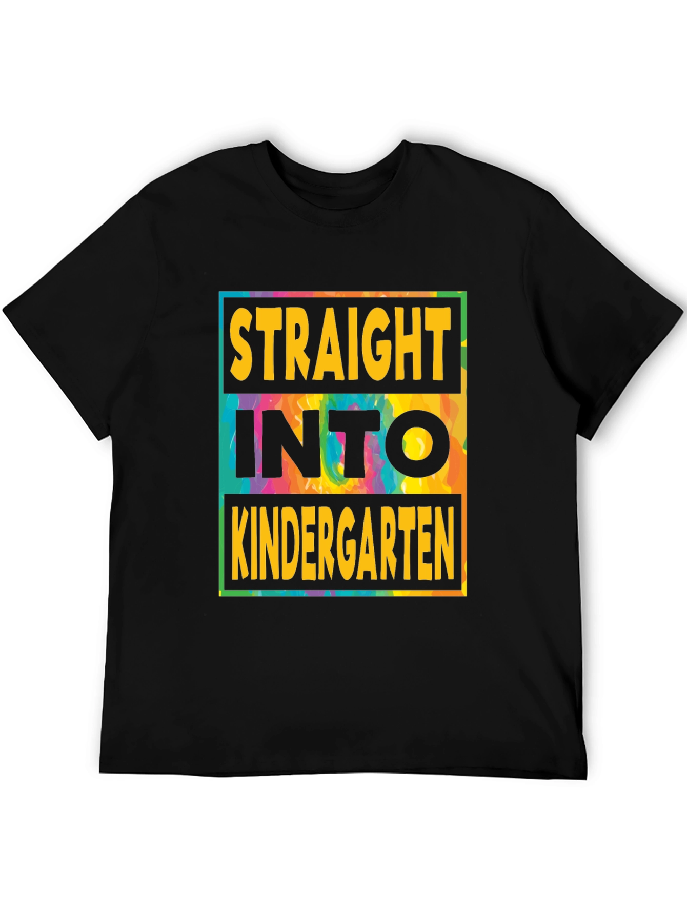 Straight Into Kindergarten Tee - Tie Dye Edition