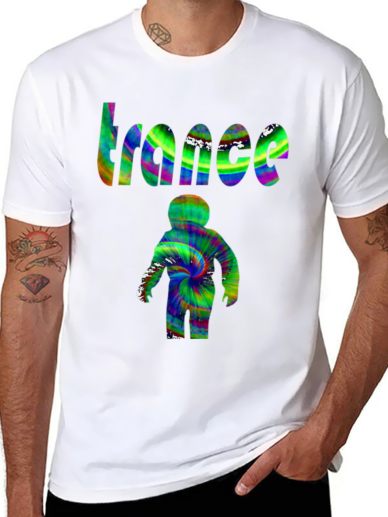 Trance Tie Dye Graphic Tee