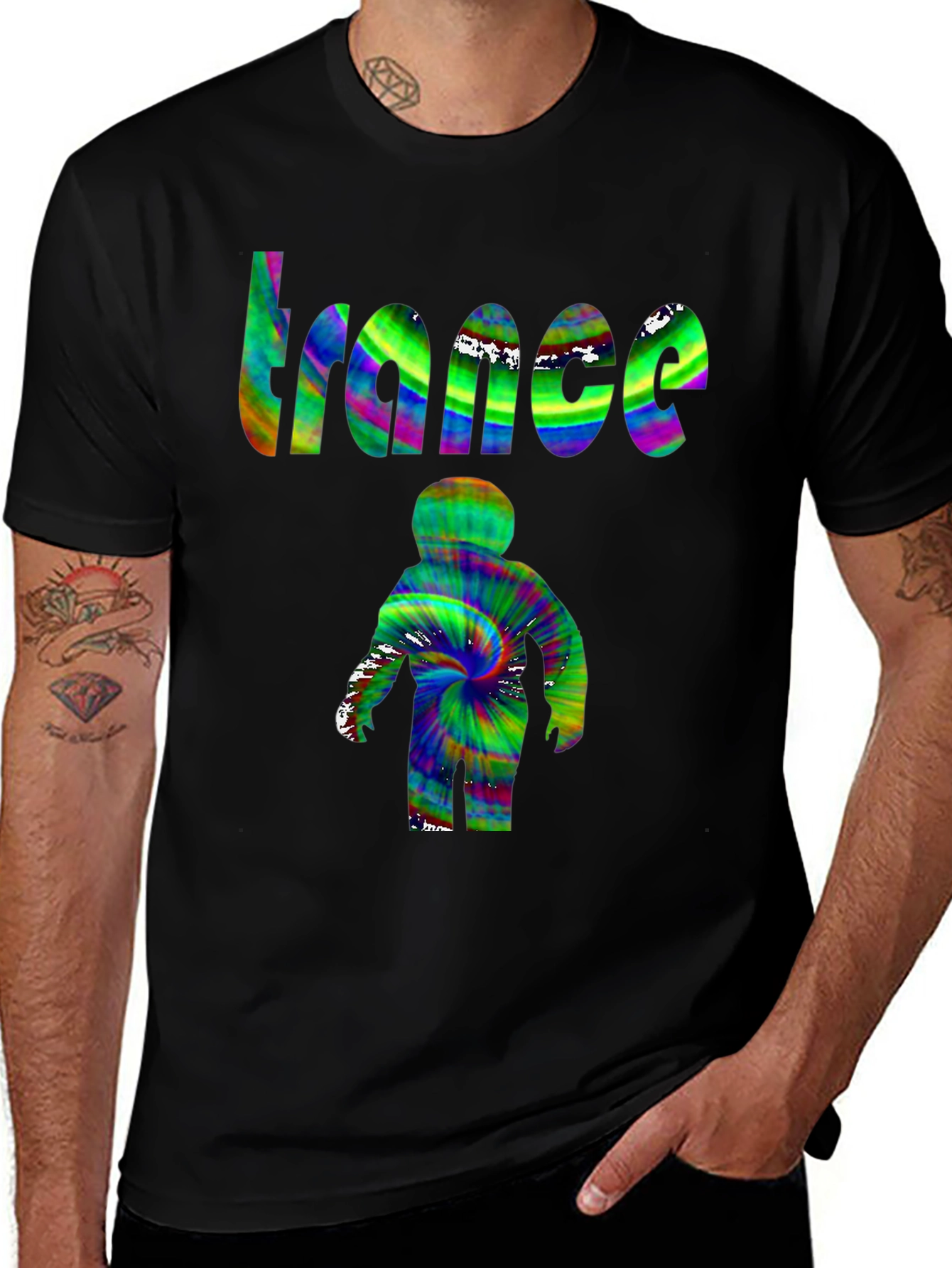 Trance Tie Dye Graphic Tee