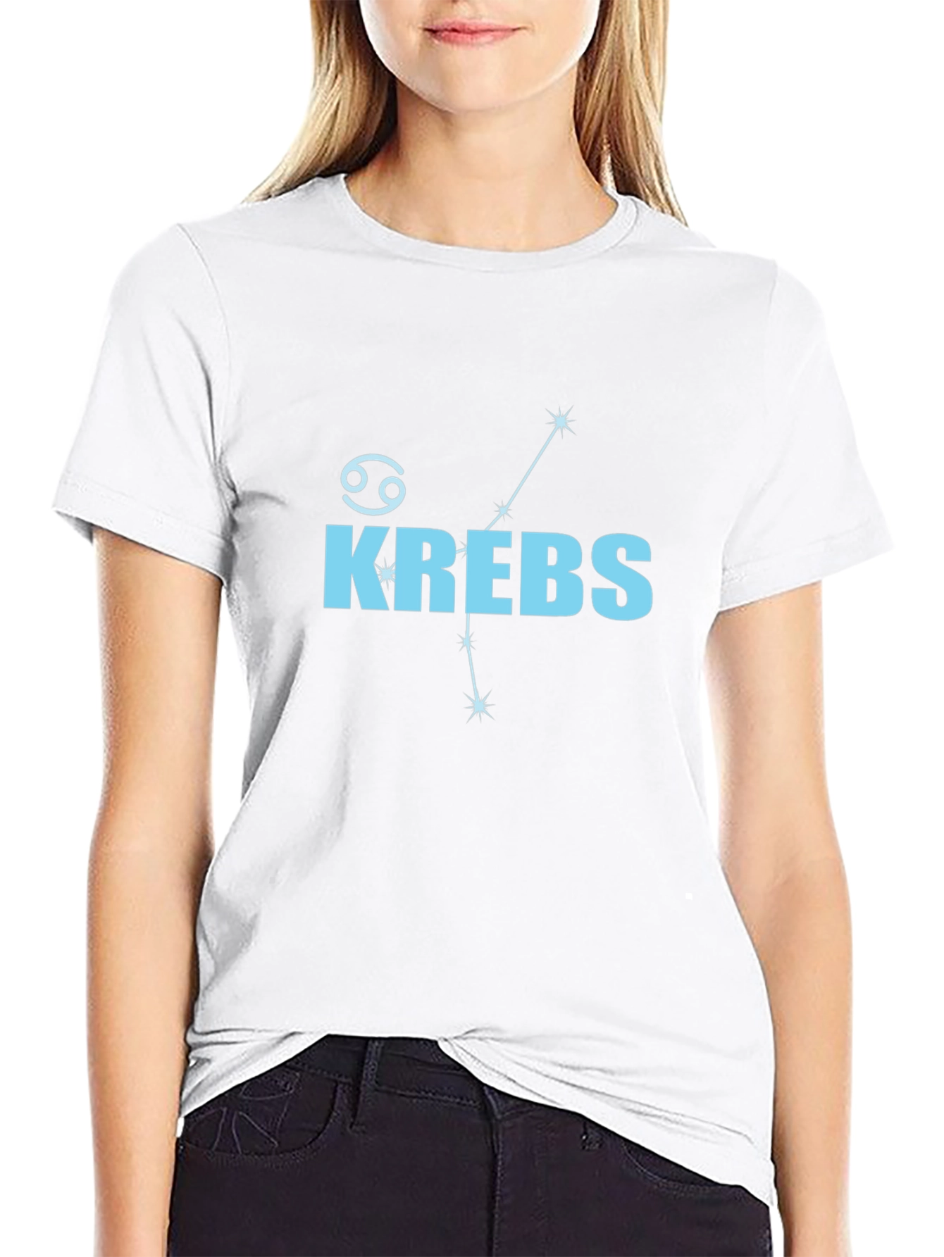 Krebs Cancer Zodiac Black T-Shirt