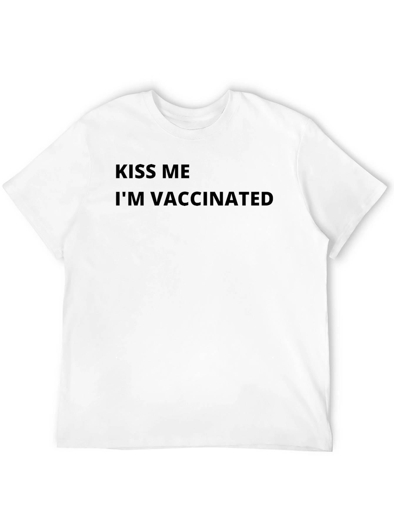 Kiss Me Im Vaccinated Graphic T-Shirt