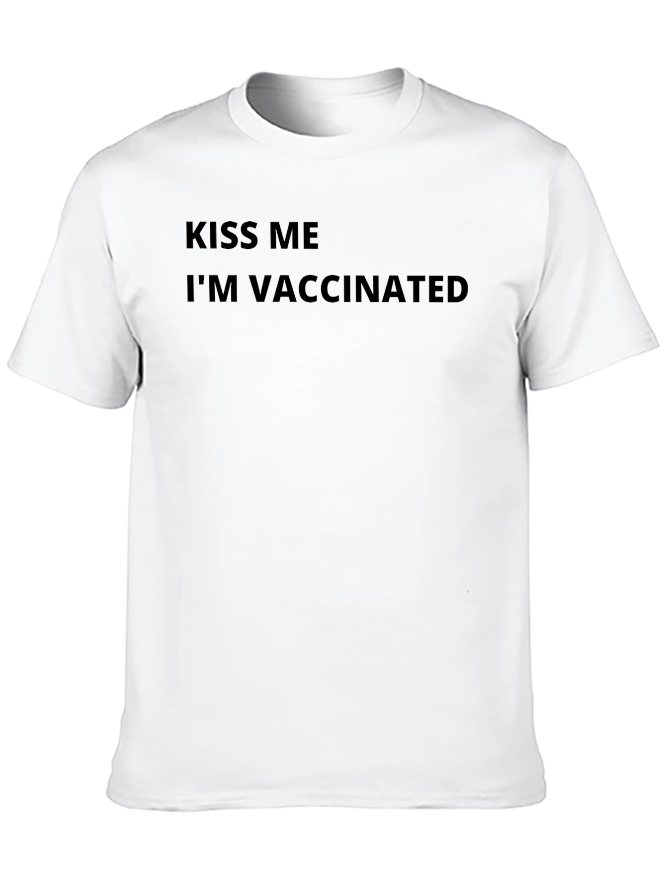 Kiss Me Im Vaccinated Graphic T-Shirt