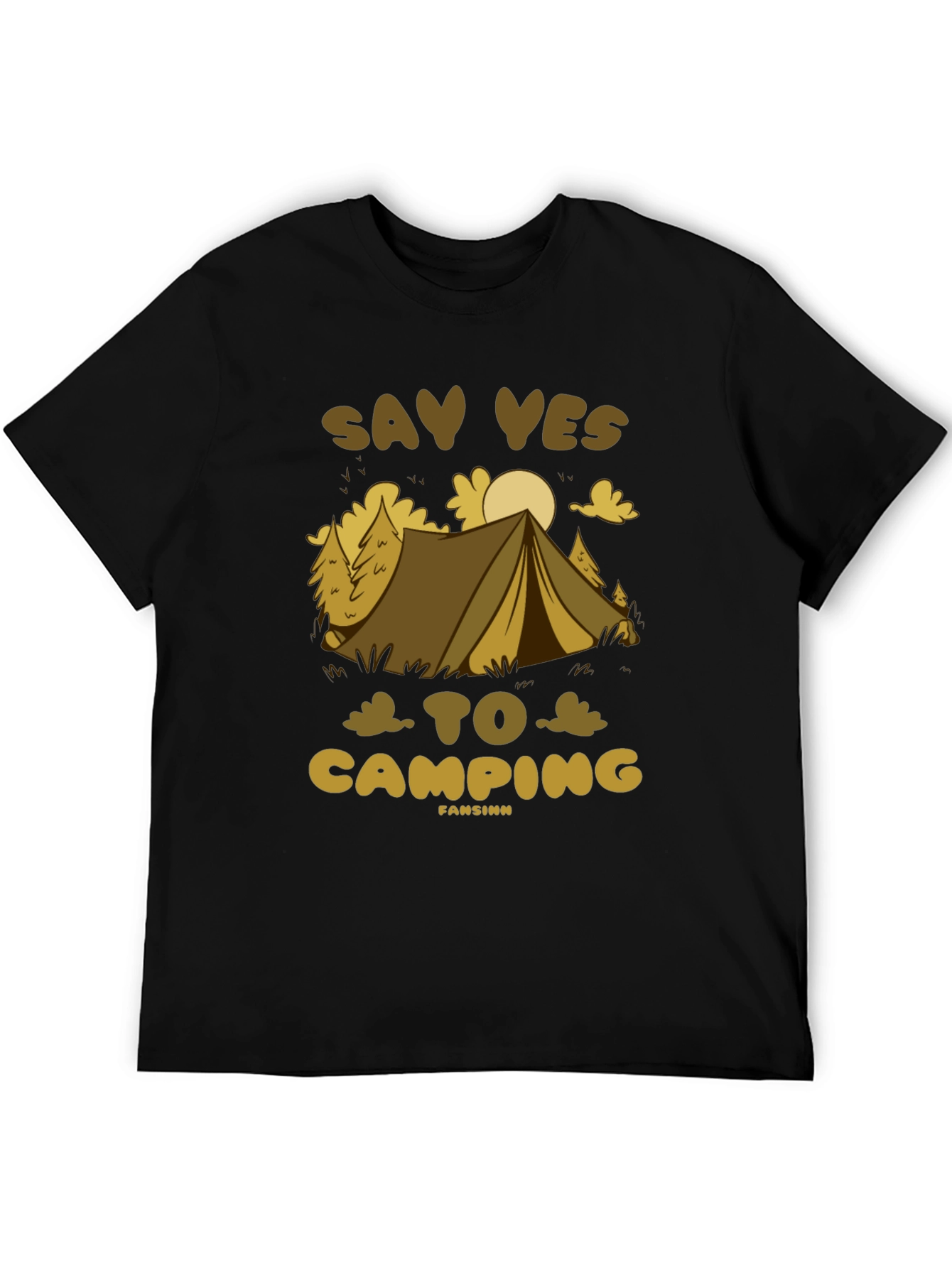 Say Yes To Camping Graphic Tee