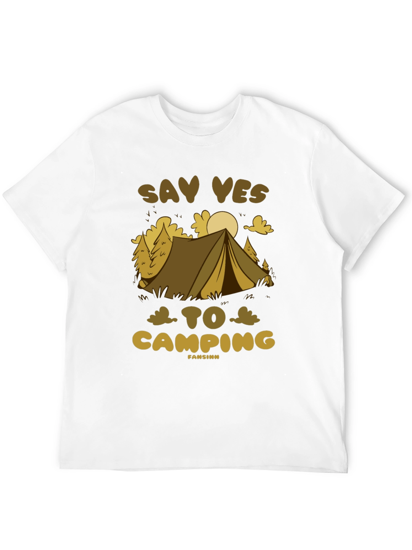 Say Yes To Camping Graphic Tee