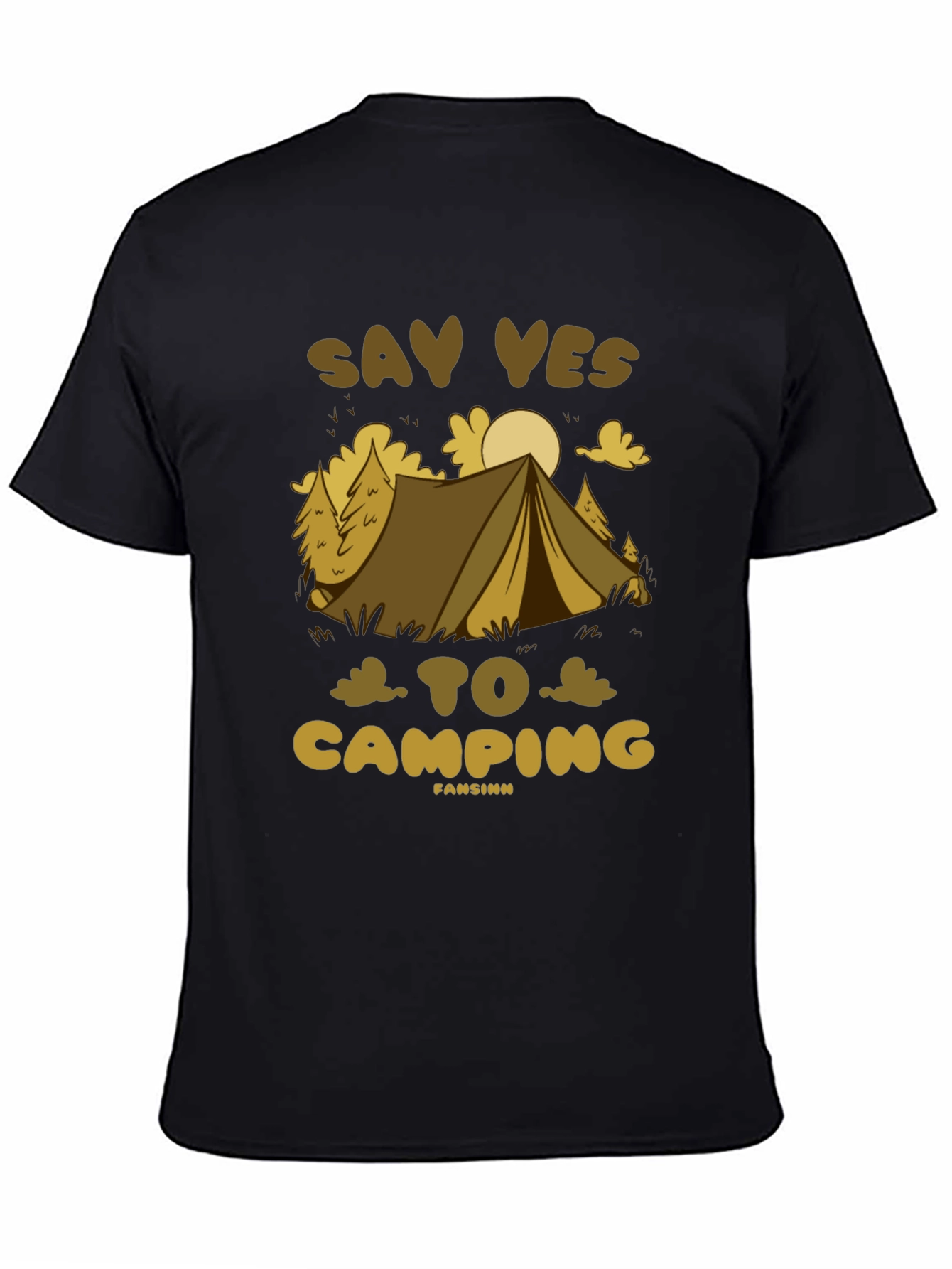 Say Yes To Camping Graphic Tee