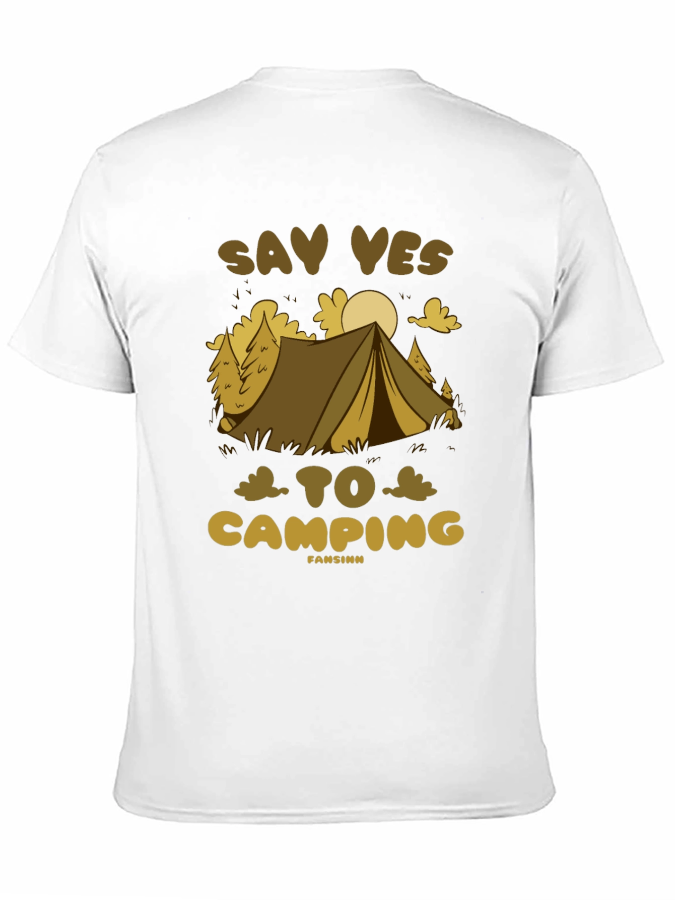 Say Yes To Camping Graphic Tee