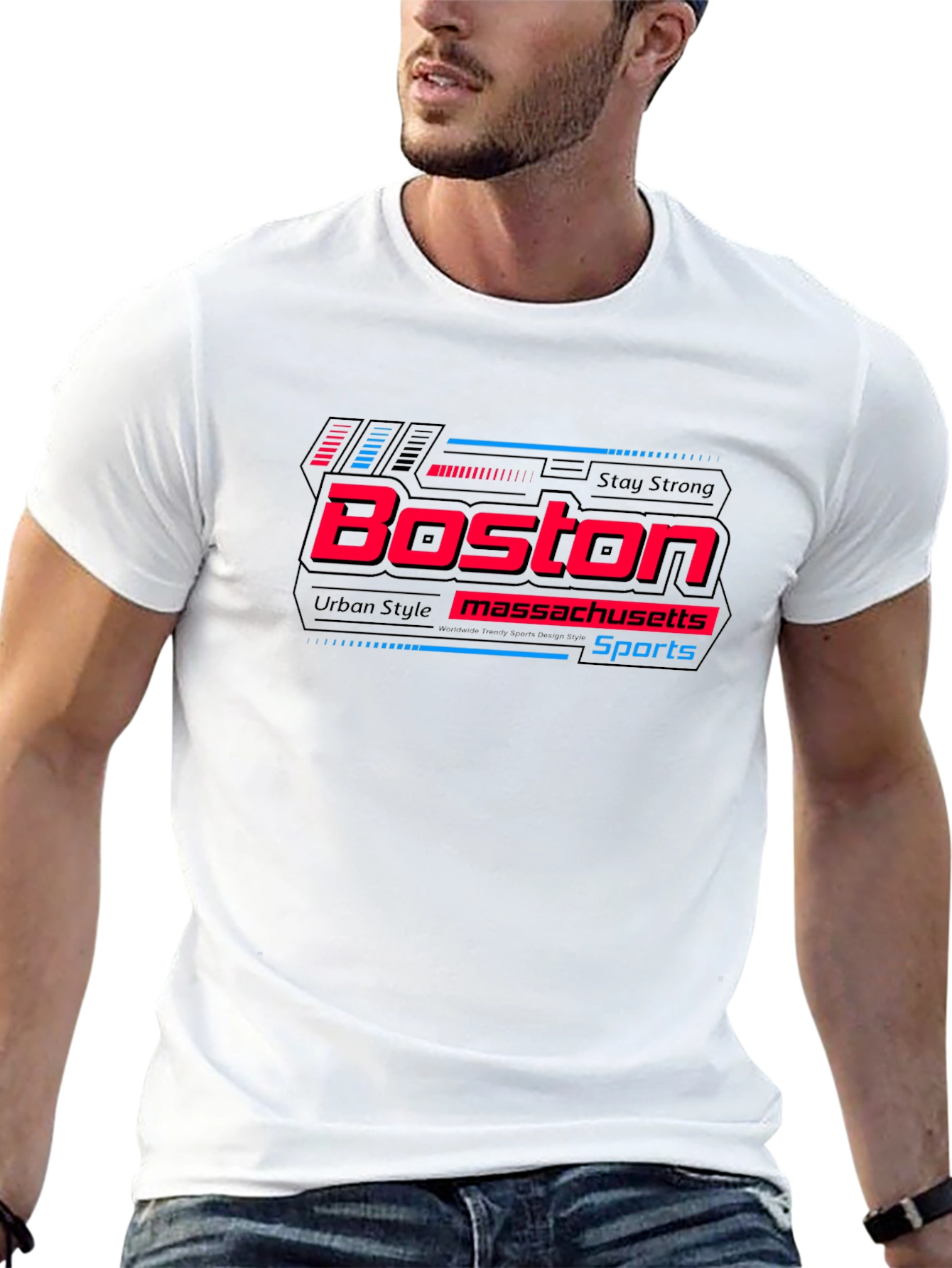 Boston Massachusetts Sports Graphic Tee