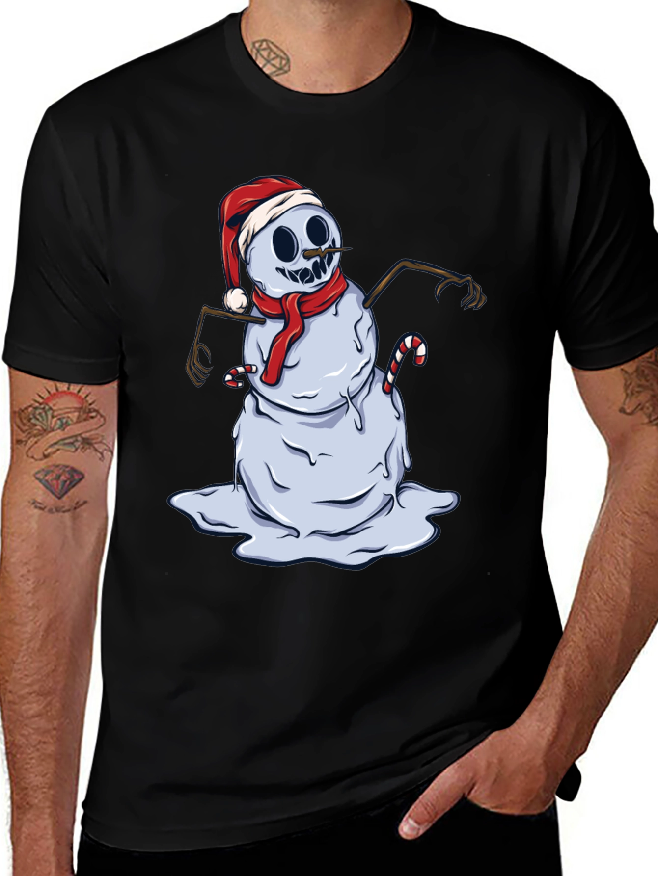Melting Snowman Graphic Tee
