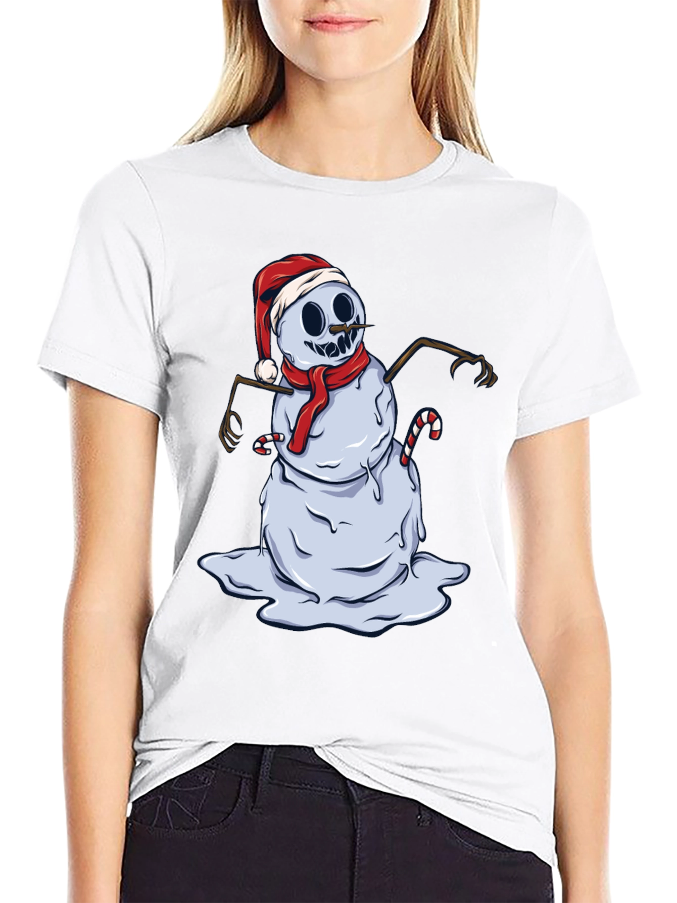 Melting Snowman Graphic Tee