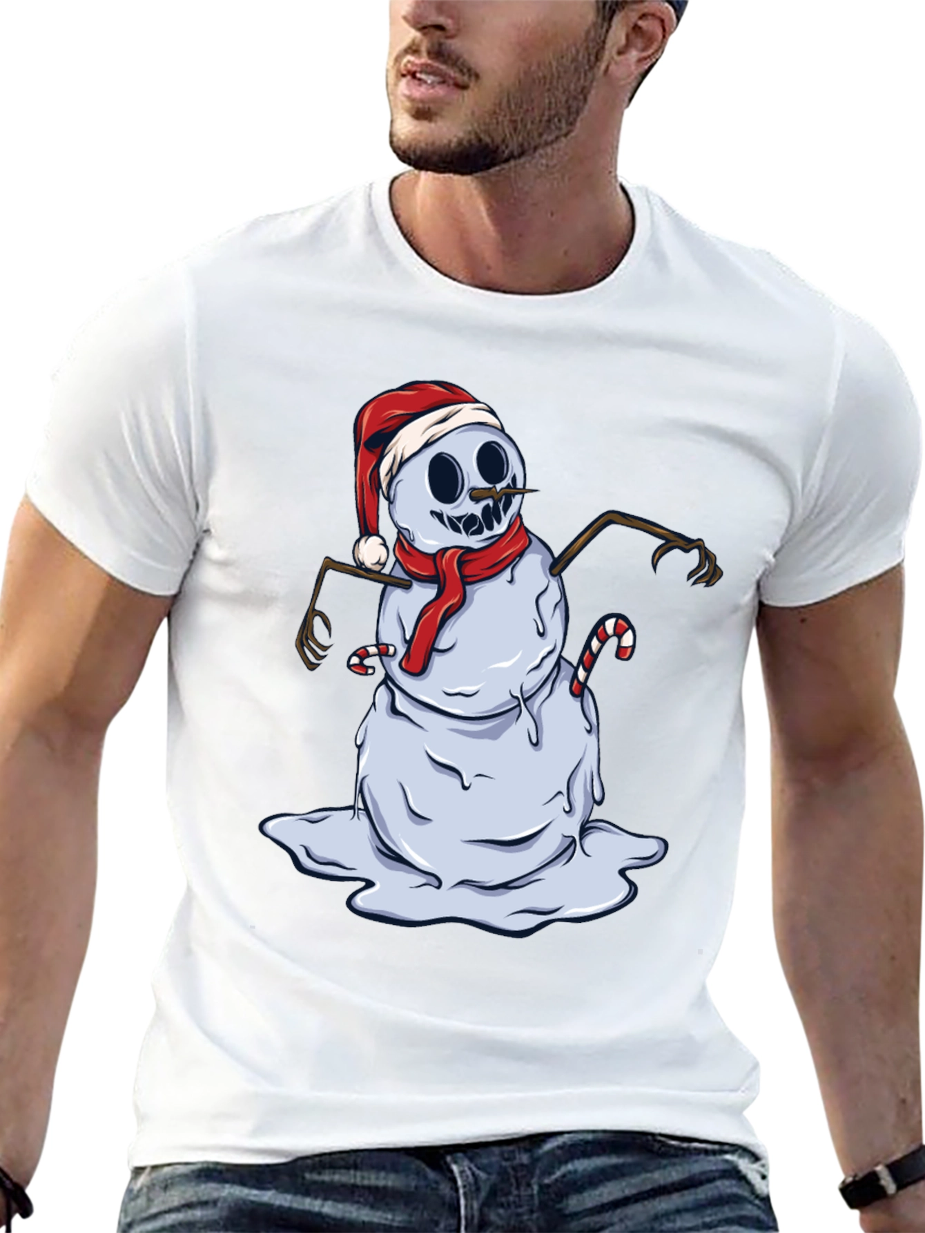 Melting Snowman Graphic Tee