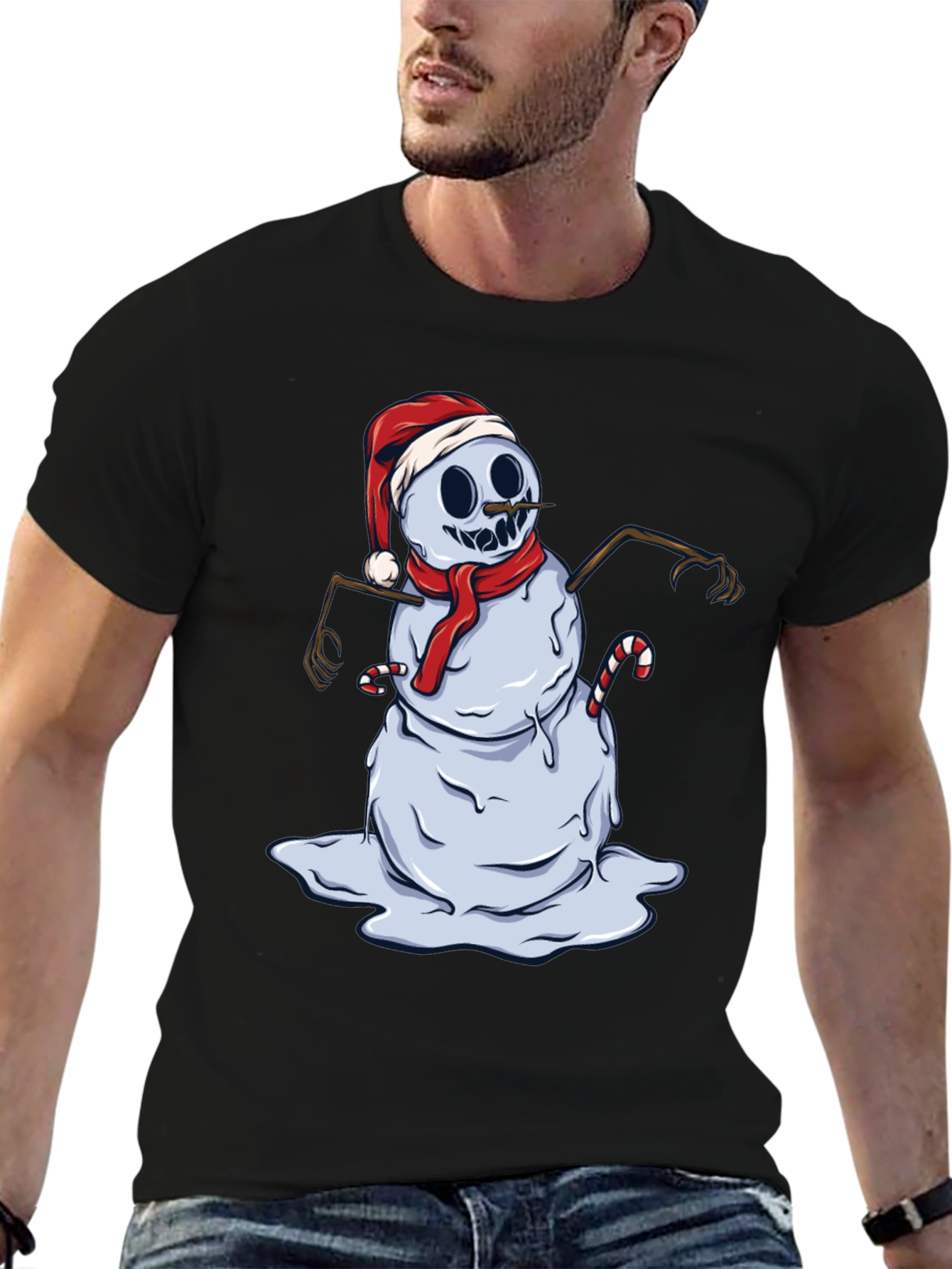 Melting Snowman Graphic Tee