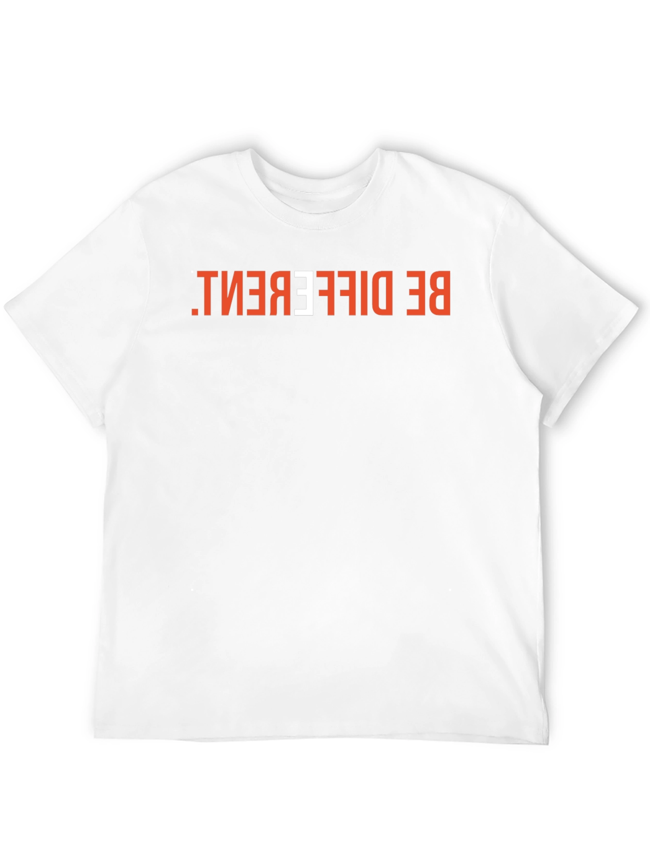 Be Different Graphic Tee - Black Cotton Casual Shirt