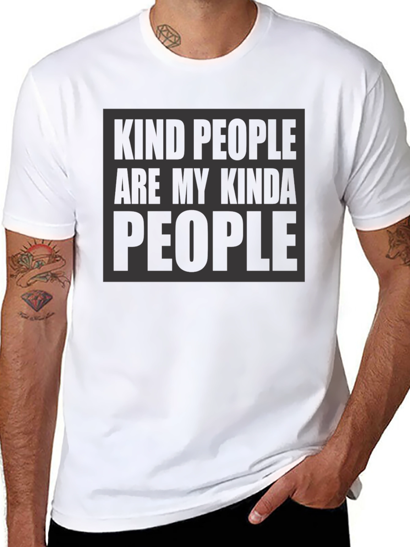 Kind People Graphic Tee - Soft Cotton