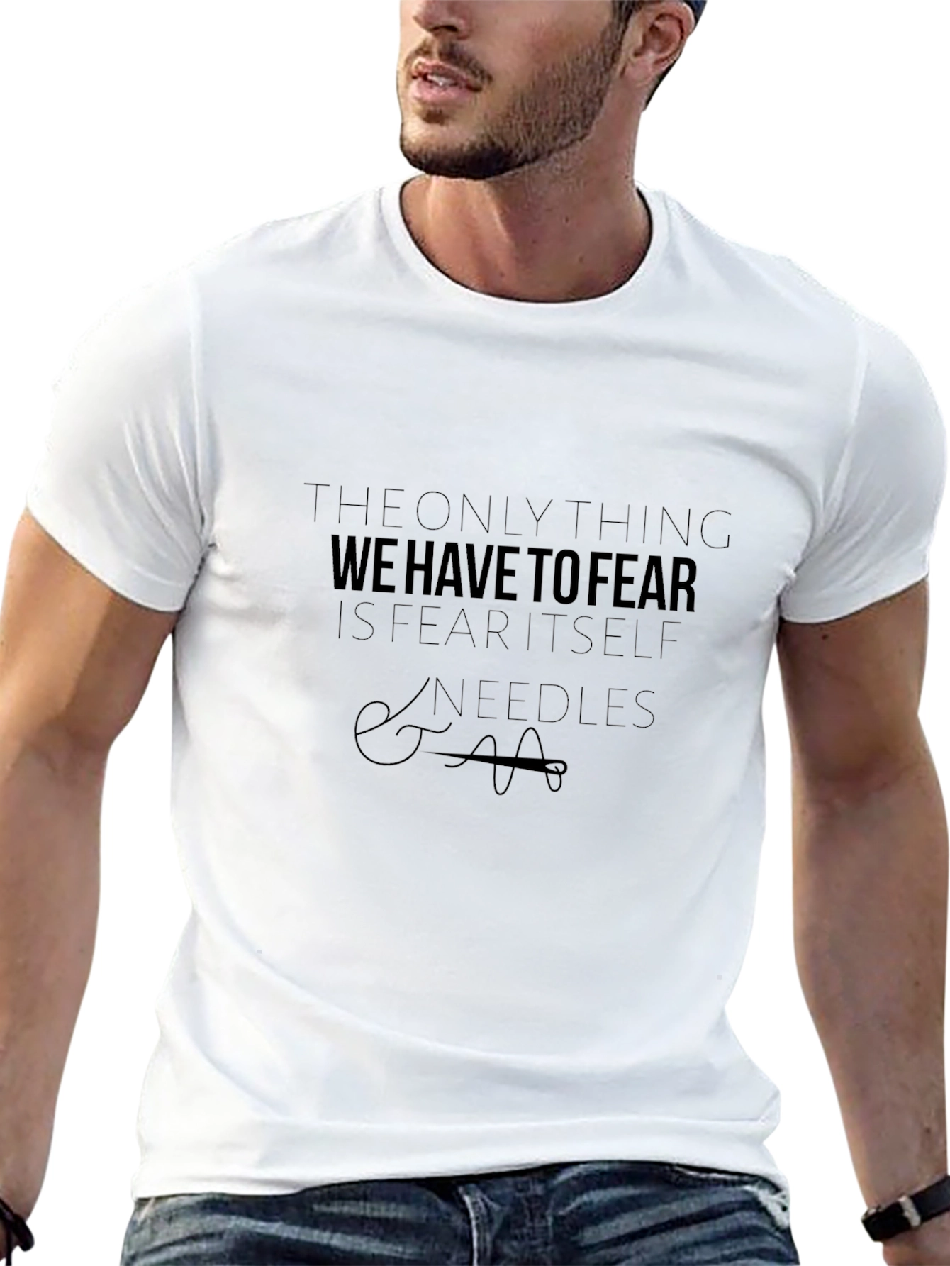 Fear Itself & Needles Funny Graphic Tee