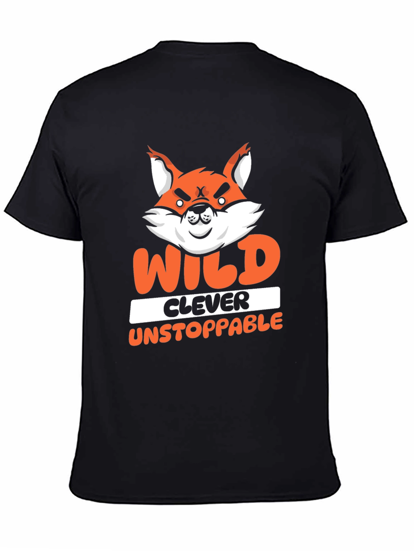 Wild Clever Unstoppable Fox Graphic T-Shirt