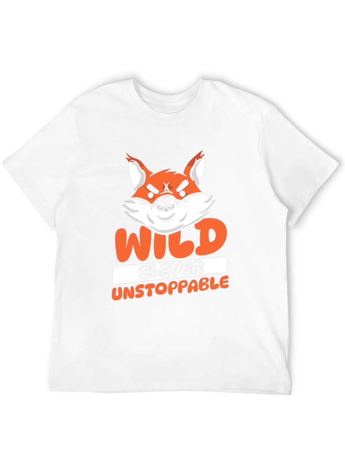 Wild Clever Unstoppable Fox Graphic T-Shirt