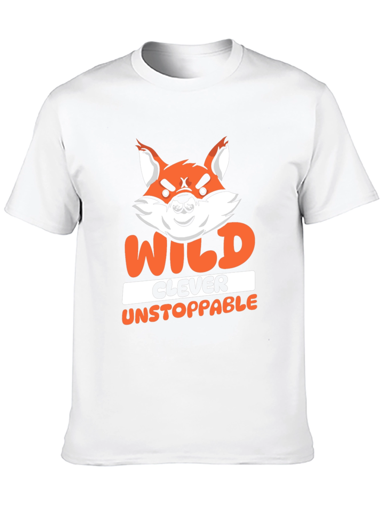 Wild Clever Unstoppable Fox Graphic T-Shirt