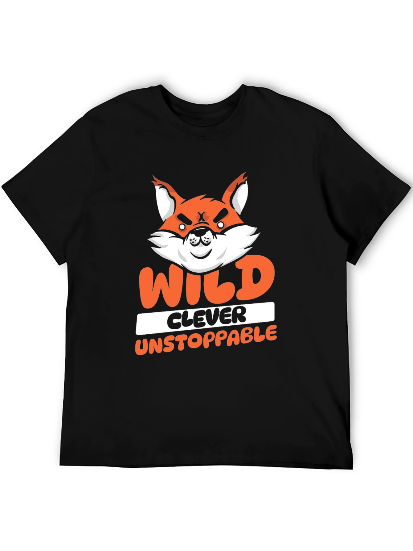 Wild Clever Unstoppable Fox Graphic T-Shirt