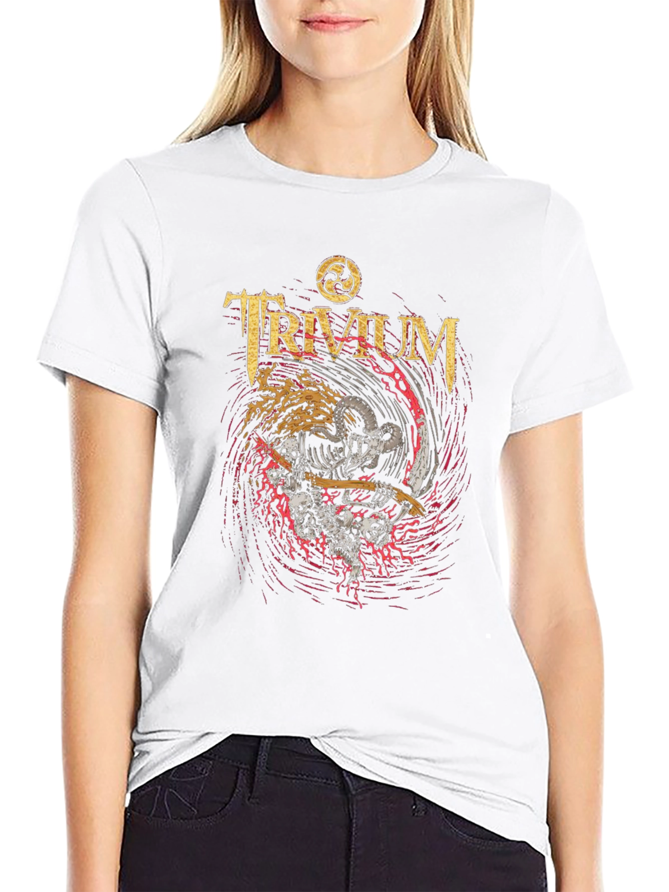 Trivium Band Black Graphic Tee