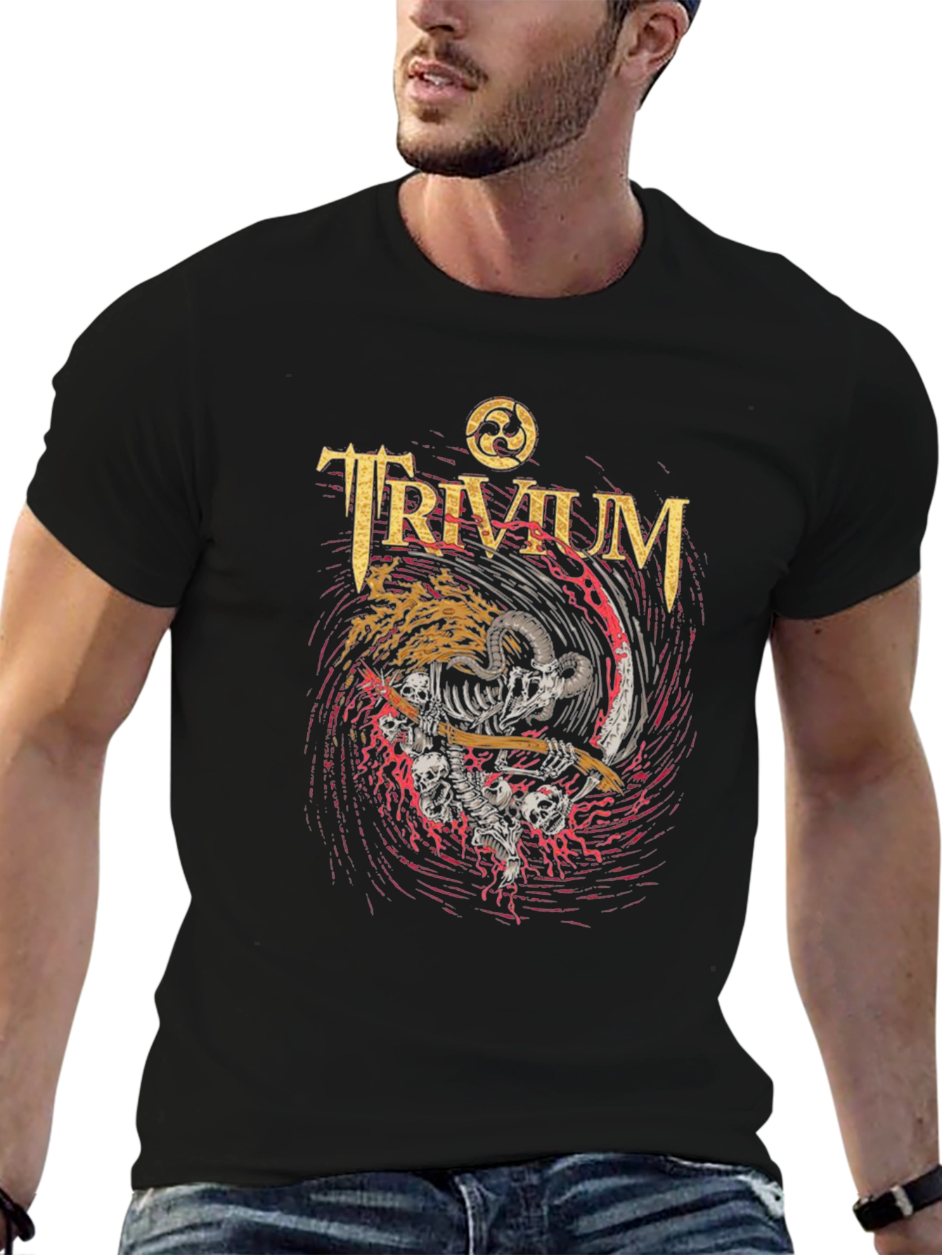 Trivium Band Black Graphic Tee
