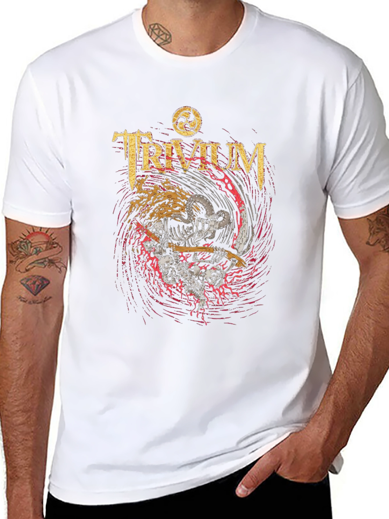 Trivium Band Black Graphic Tee