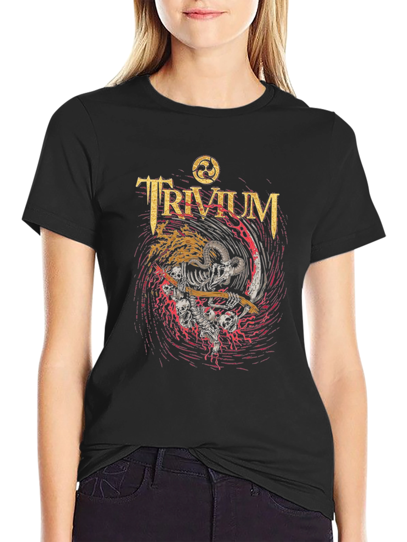 Trivium Band Black Graphic Tee