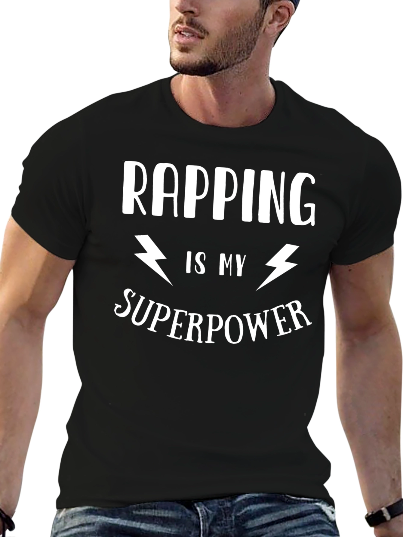 Rapping is My Superpower Graphic T-Shirt