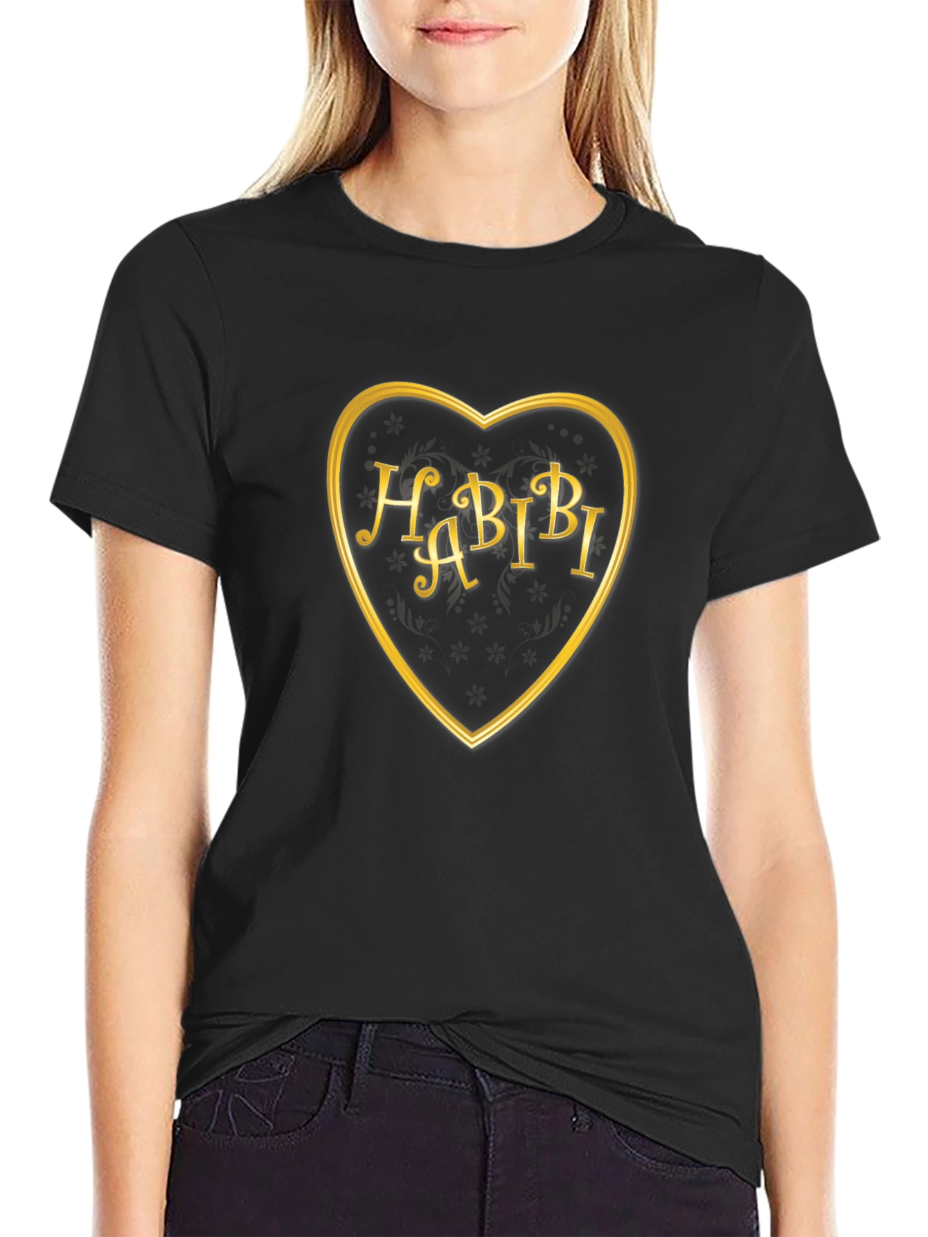Habibi Heart T-Shirt - Love Gift