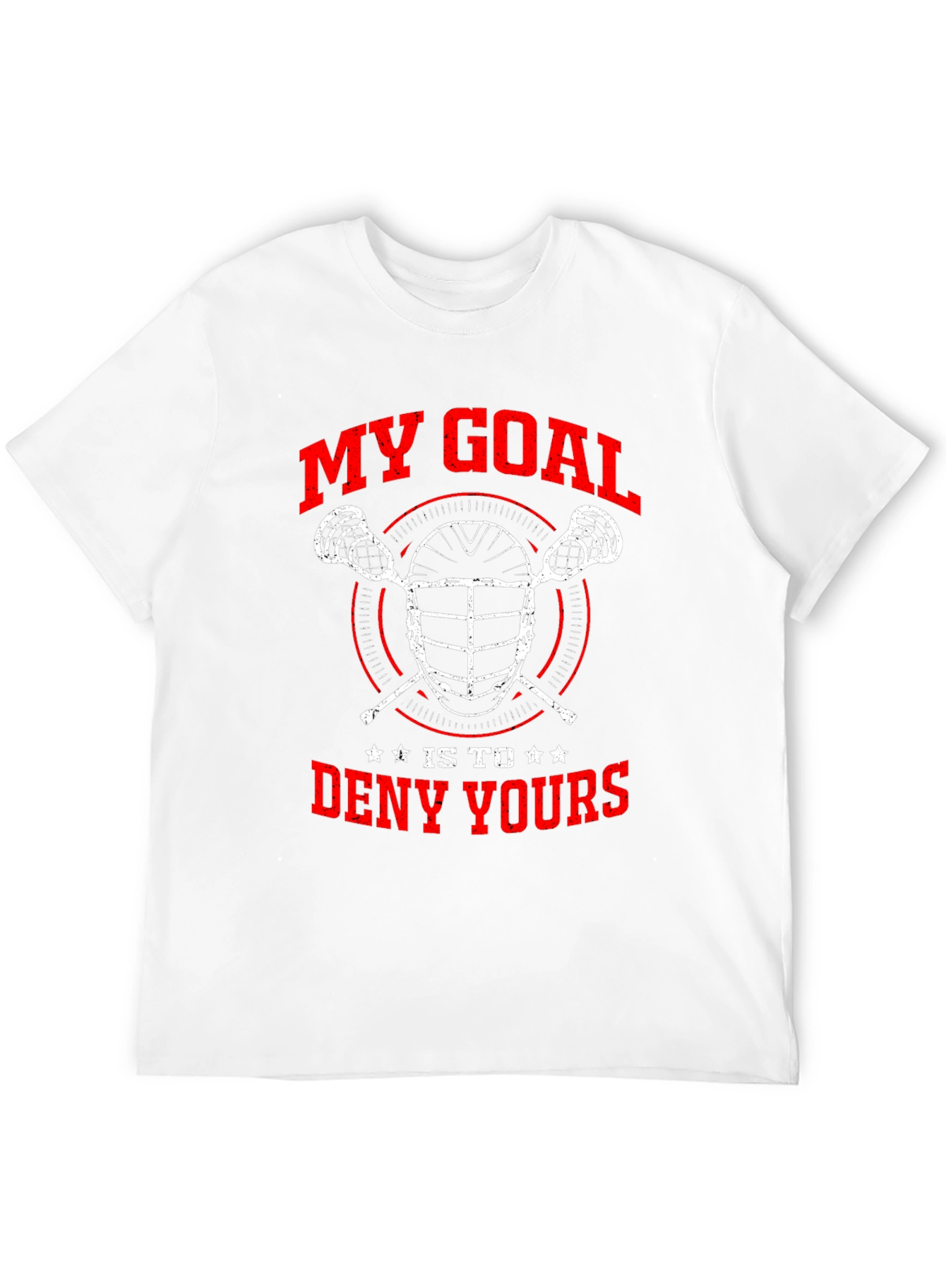Lacrosse Goalie T-Shirt - Deny Yours
