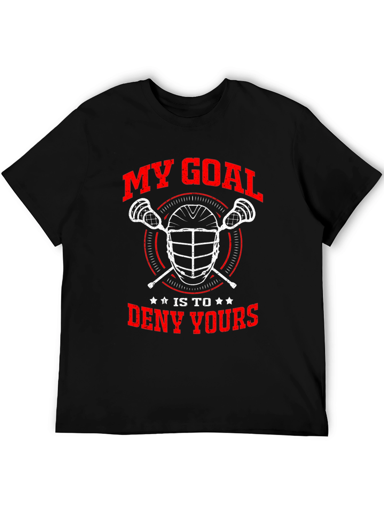Lacrosse Goalie T-Shirt - Deny Yours