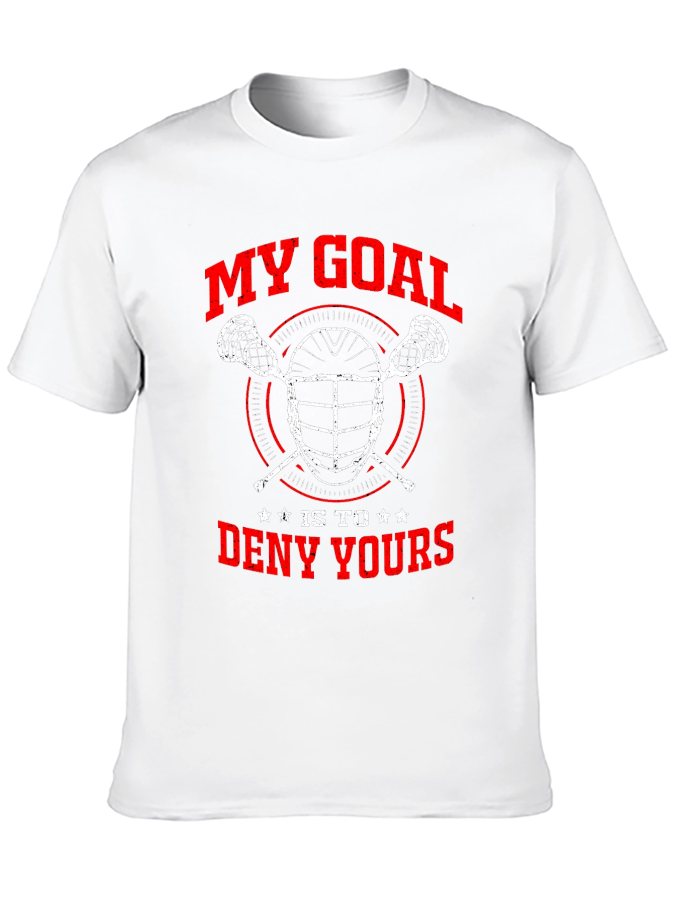 Lacrosse Goalie T-Shirt - Deny Yours