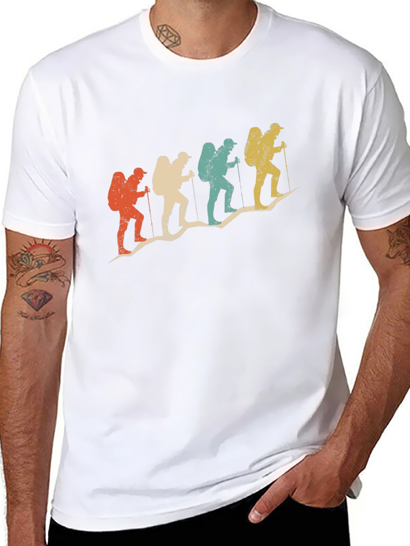 Hiking T-Shirt - Mountain Adventure Tee