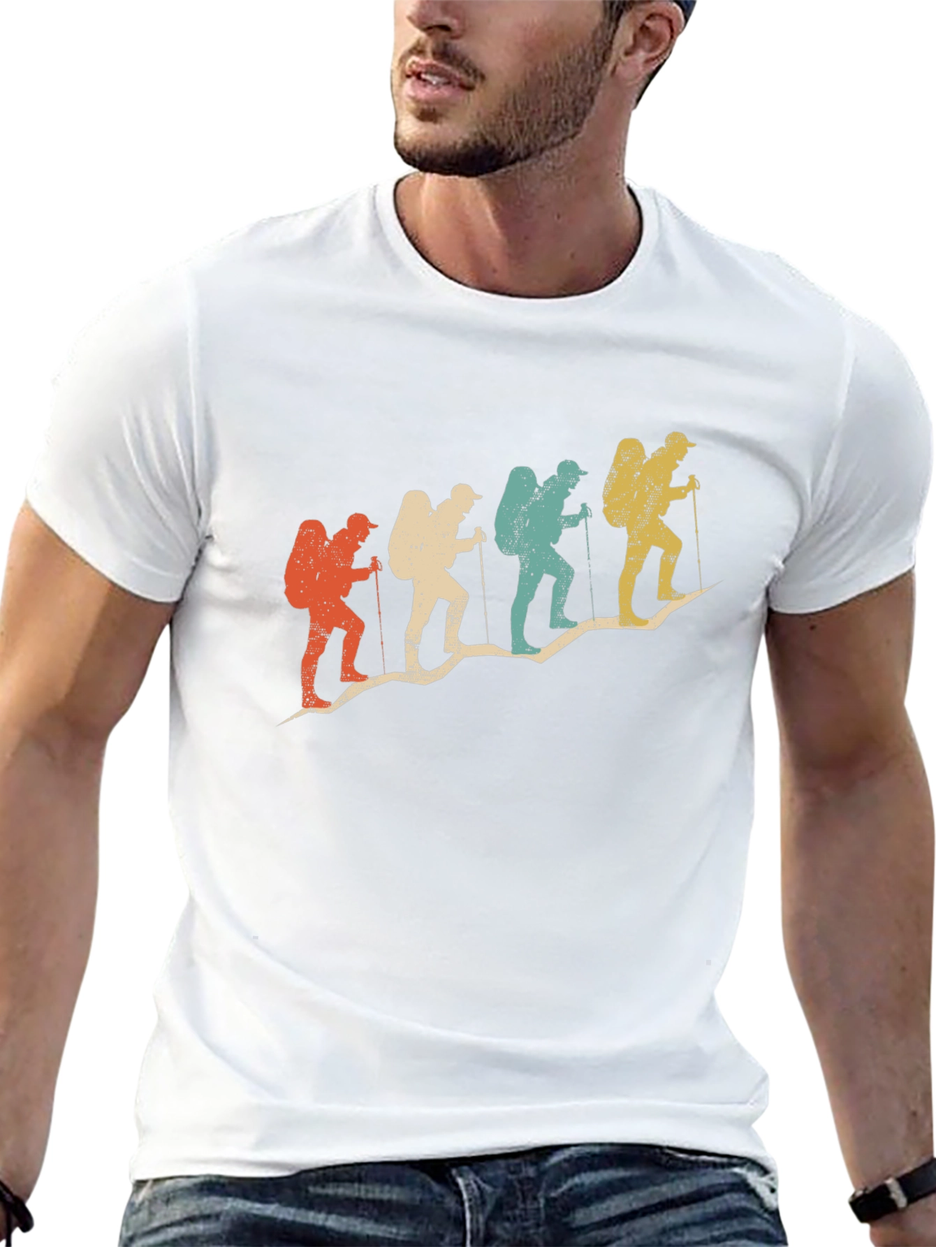 Hiking T-Shirt - Mountain Adventure Tee